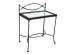 Night stand Tholen with glass