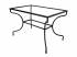 Rectangular table base Provence wrought iron