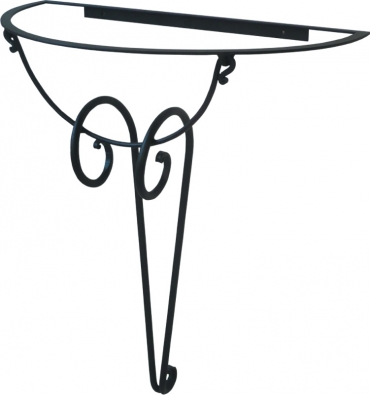 Hallf round wall mounted console table Jamaica wrought iron