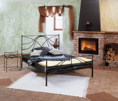 modern wrought iron bed Calabria