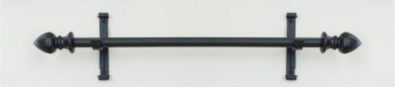 Courtain rod with finials A