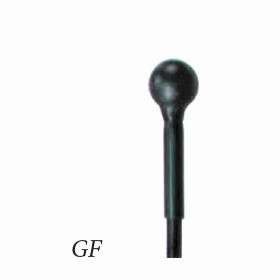 Courtain rod finials, endings F