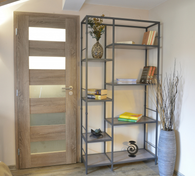 Bookcase DOVER assymetrical