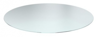 Table top glass round