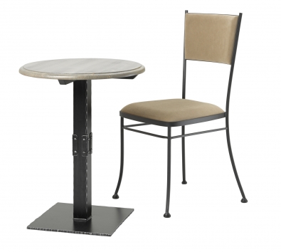 round or square table with one foot