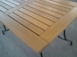 Table top oak for outdoor use 